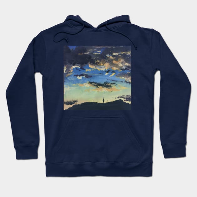 clouds Hoodie by parkinart